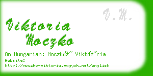 viktoria moczko business card